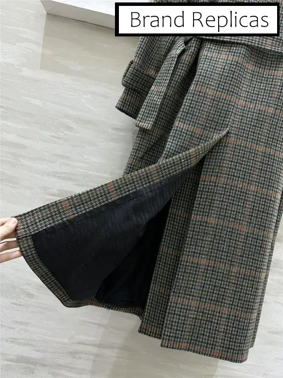 Prada Wool Long Trench Coat